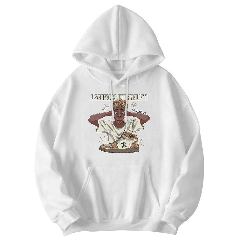 Sweatshirt To Match Orewood Brown 3s - Scream Internally Graphic