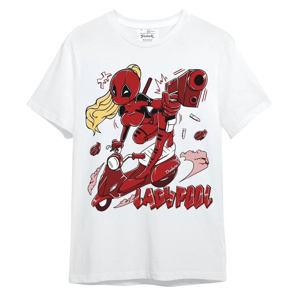 Shirt To Match Red Taxi 12s - Lady Pool Cartoon Unisex Shirt