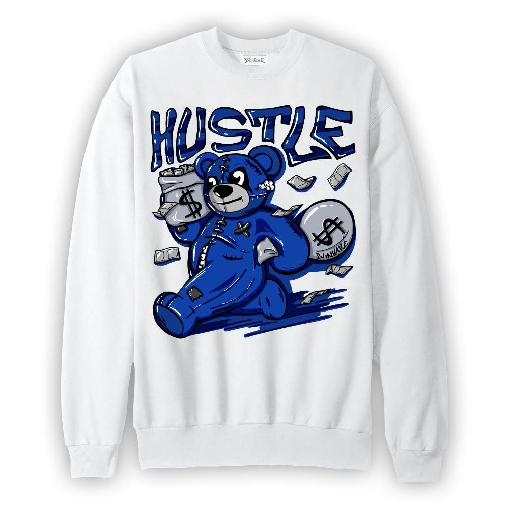 Sweatshirt To match Air Foamposite One Royal Sweatshirt - Hustles Bear Graphic