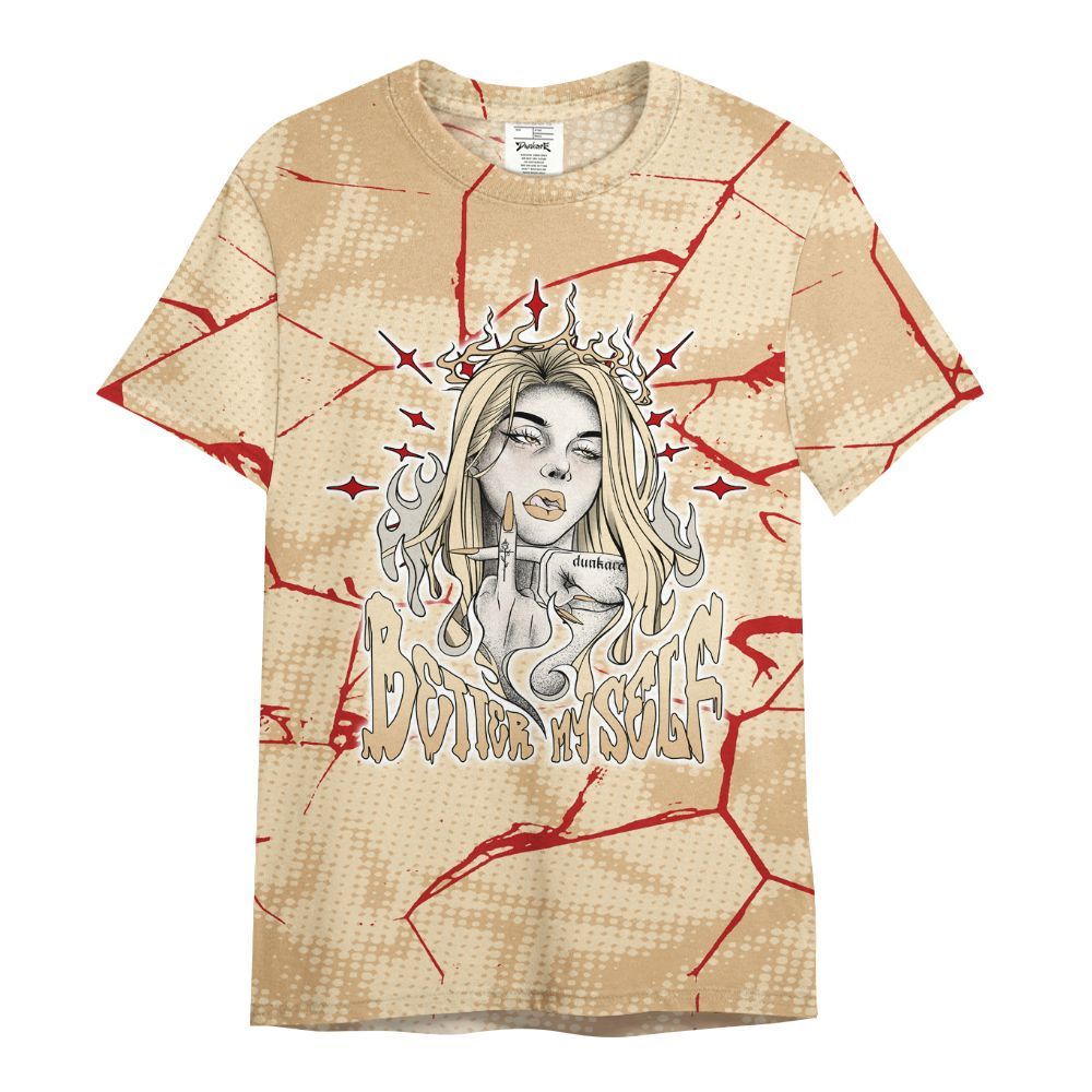 Shirt To Match Dunk Low Strawberry Waffle - My-Self Crack Unique All Over Print