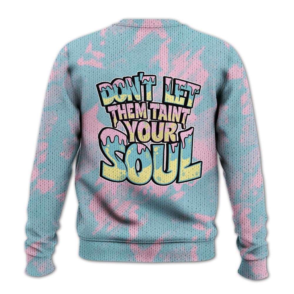 Knitted Sweater To Match SB Dunk Low Visty - Never Taint Your Soul Shirt Unisex Oufit