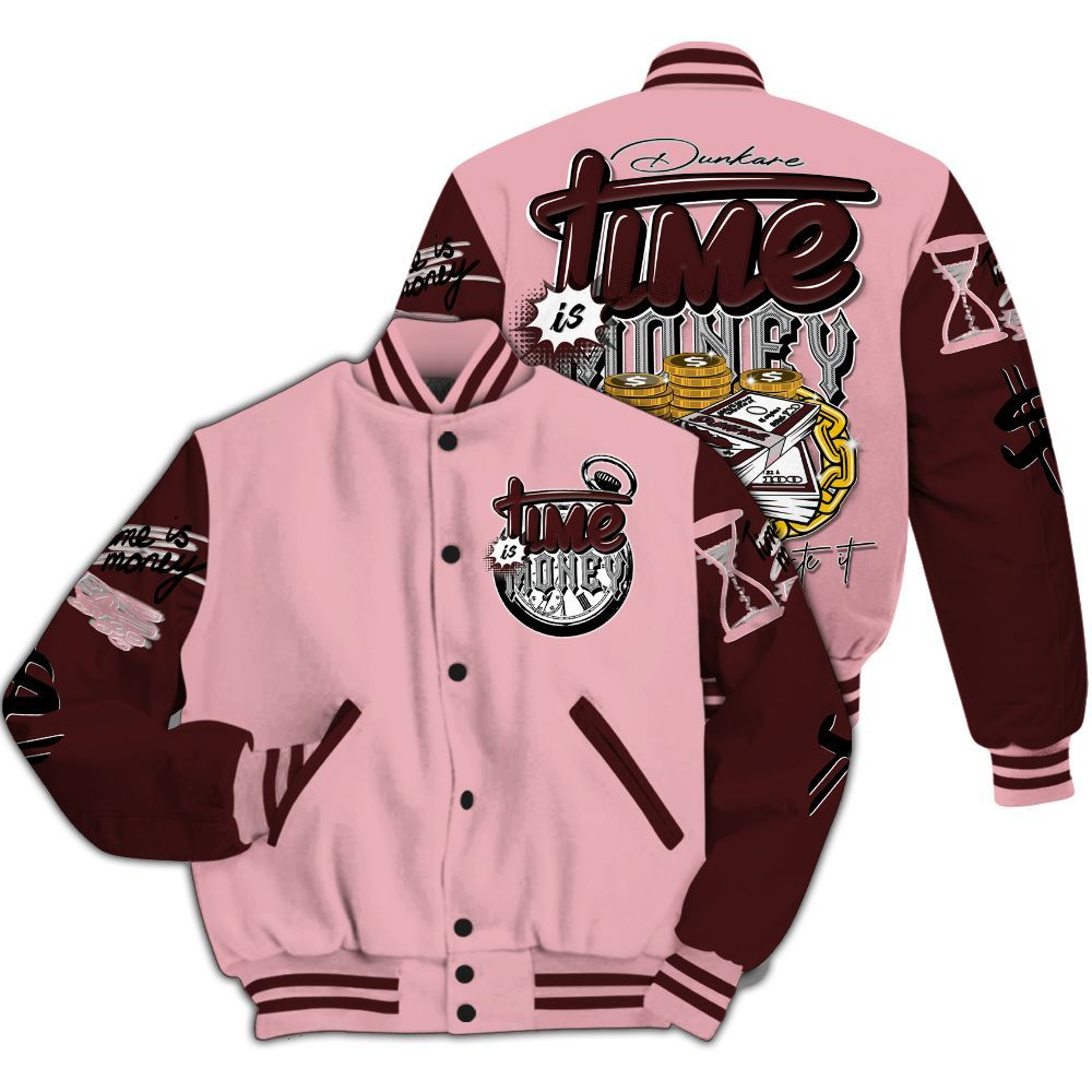 Varsity Jacket To Match Air Max 90 Neapolitan 2025 - Time Is Money All Over Print