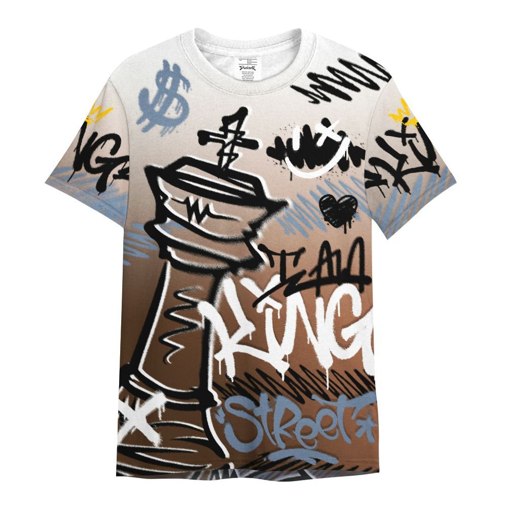 Shirt To Match Air Foamposite Metallic Copper - Street King Chess Streetwear All Over Print