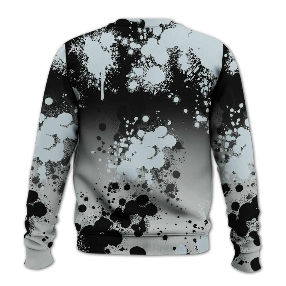 Sweatshirt To Match Black Wolf Grey 12s - Trust No One Scary All Over Print