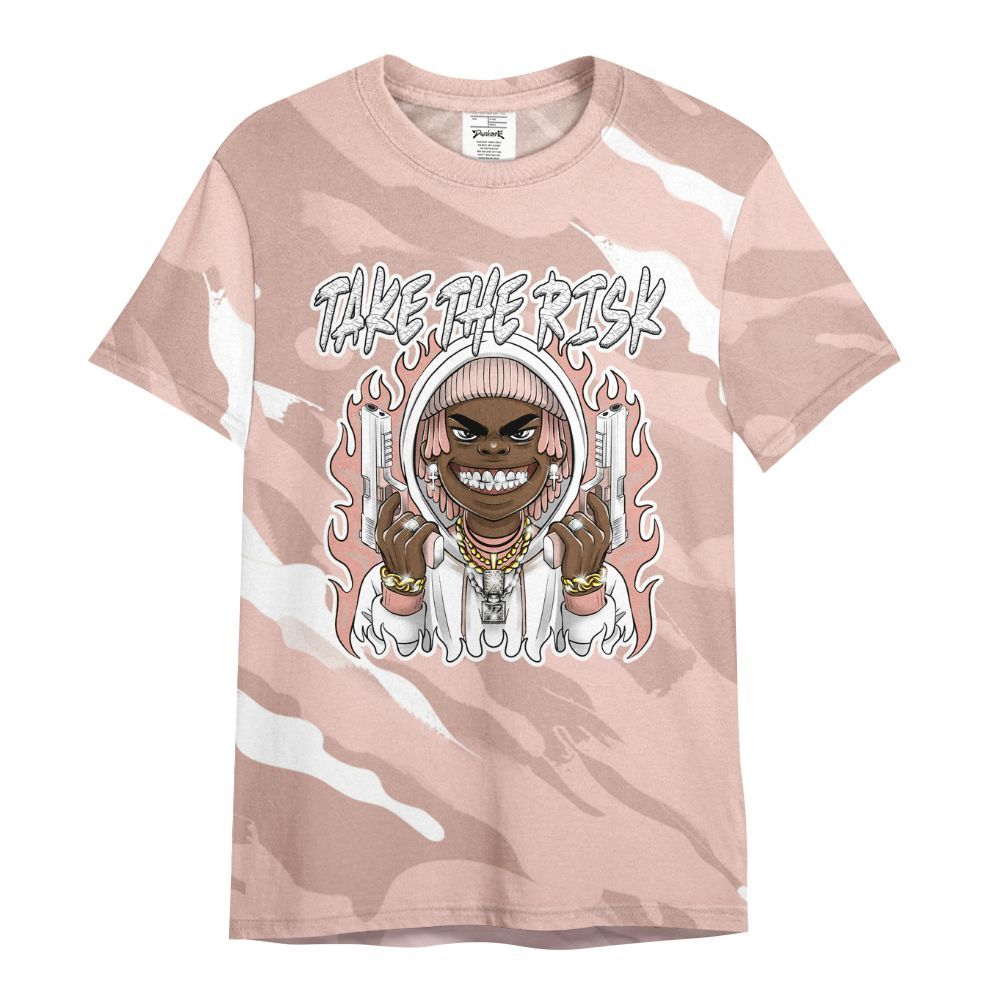 Shirt To Match Low Legend Pink 11s - Take The Risk Colored All Over Print