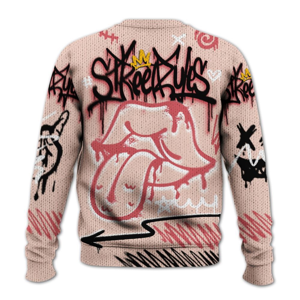 Sweater To Match Washed Coral 2s Shirt, Streetwear Break The Rules Graphic