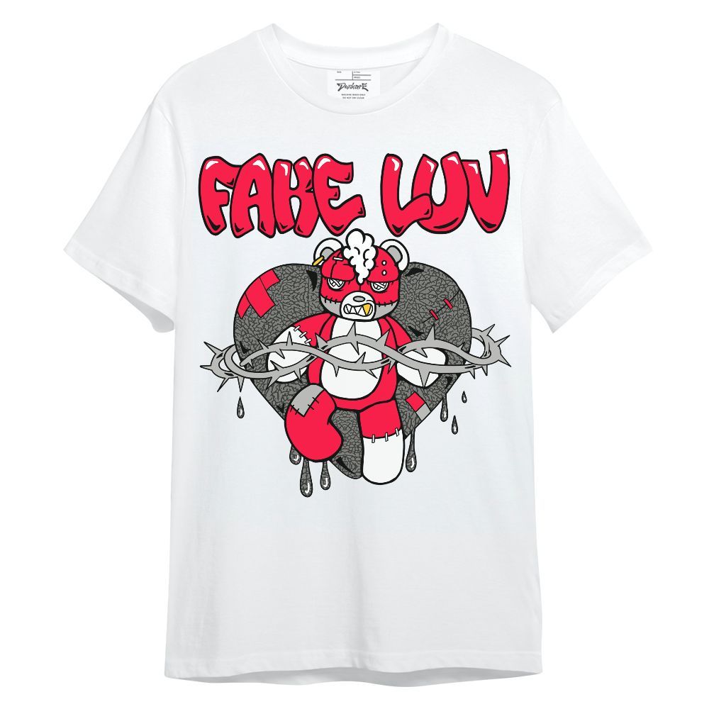 Shirt To Match Retro Fire Red 3s - False Romance Hugz Unisex Shirt