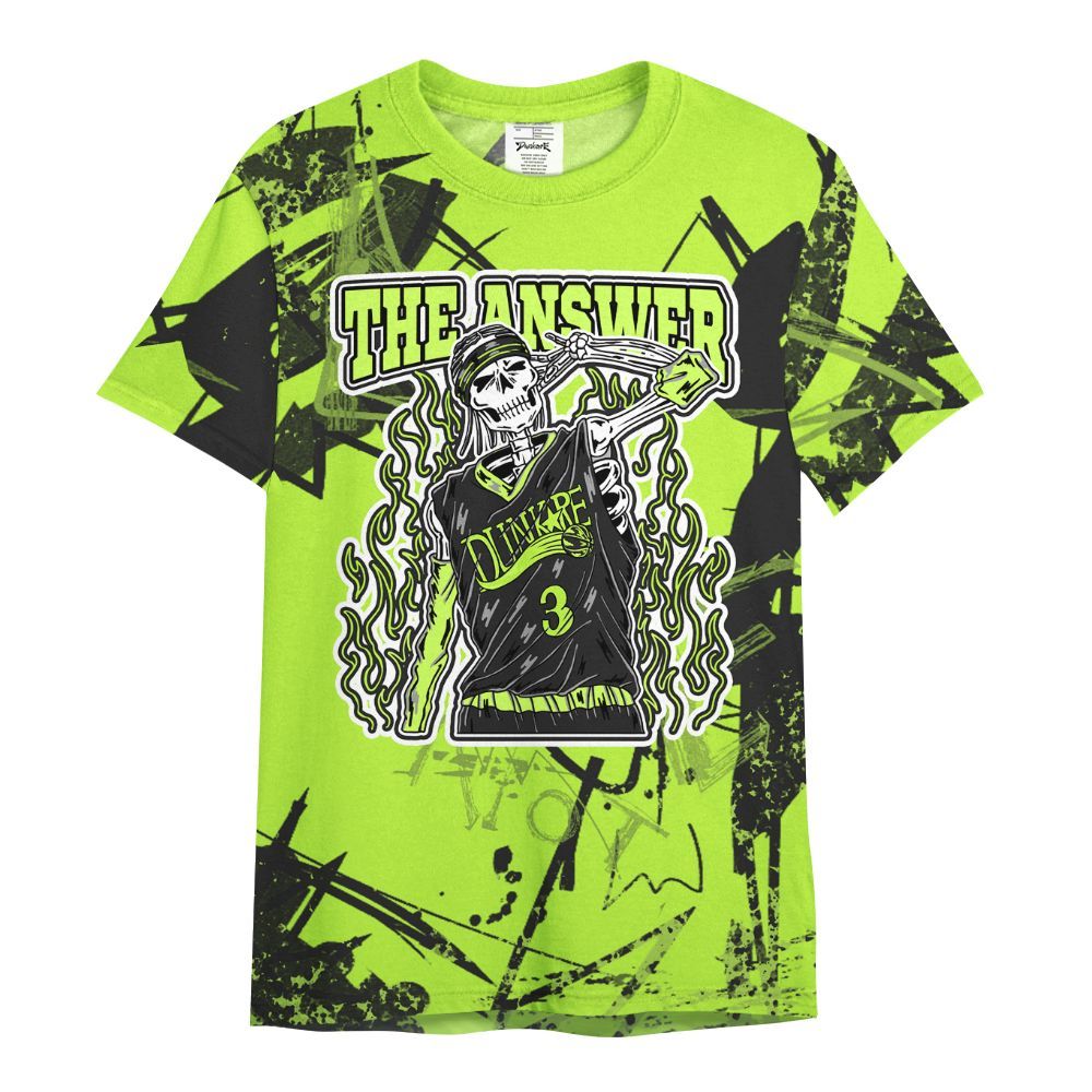 Shirt To Match Air Force 1 Low Dance Volt - Allen Answer Skeleton Messyz All Over Print