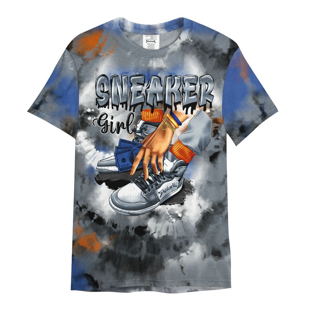 Shirt To Match RS-X GS League - SNEAKER Girl Money Drip Tie Dye All Over Print