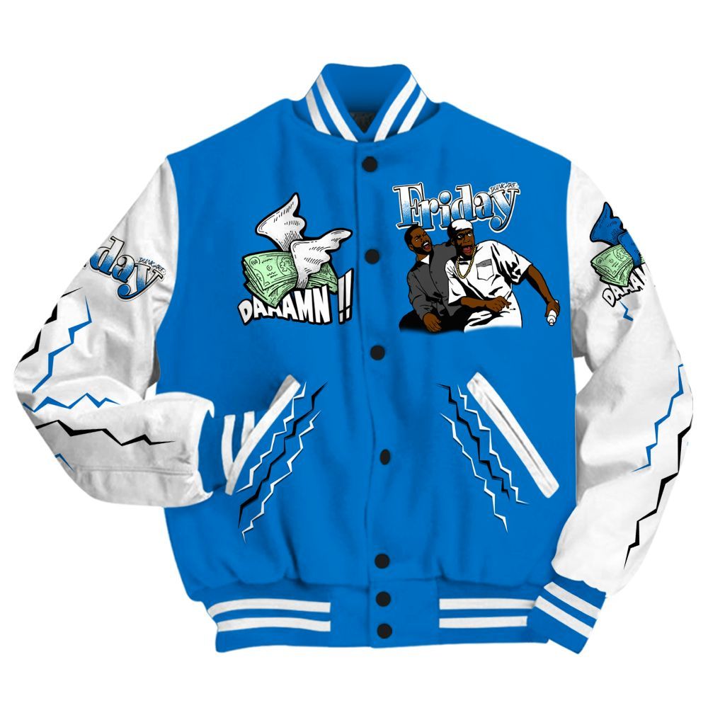 Varsity Jacket To Match Blueberry 12s - Friday Movie 90s TV All Over Print