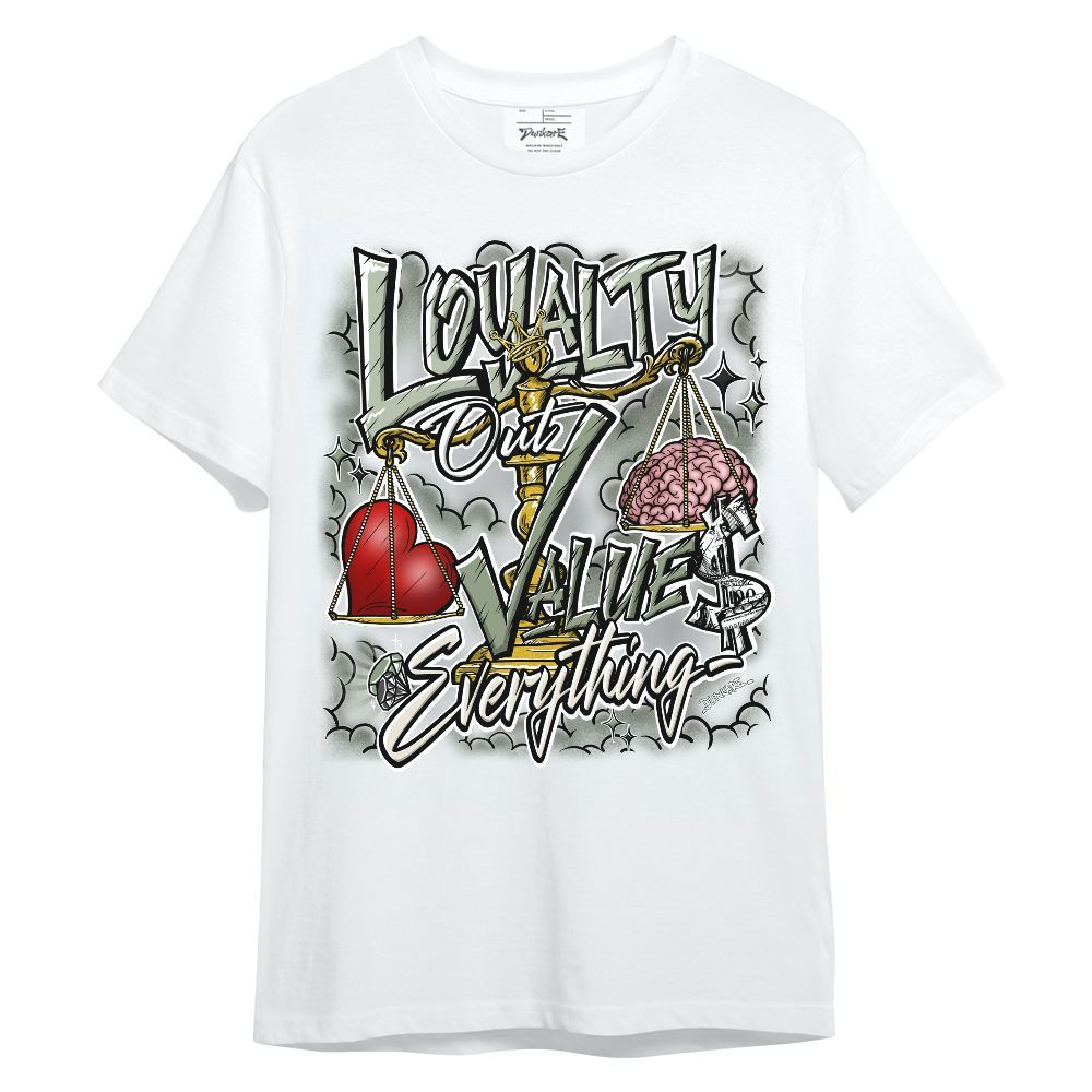 Shirt To Match Seafoam Sail 4s - Loyalty Wins Everything Graphic