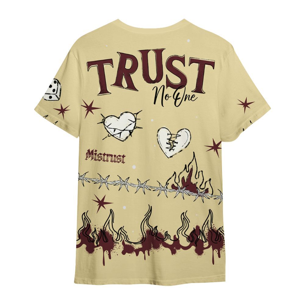 Shirt To Match Women Phantom 12s - Trust No One Snake-Bite Doodle Crayon All Over Print