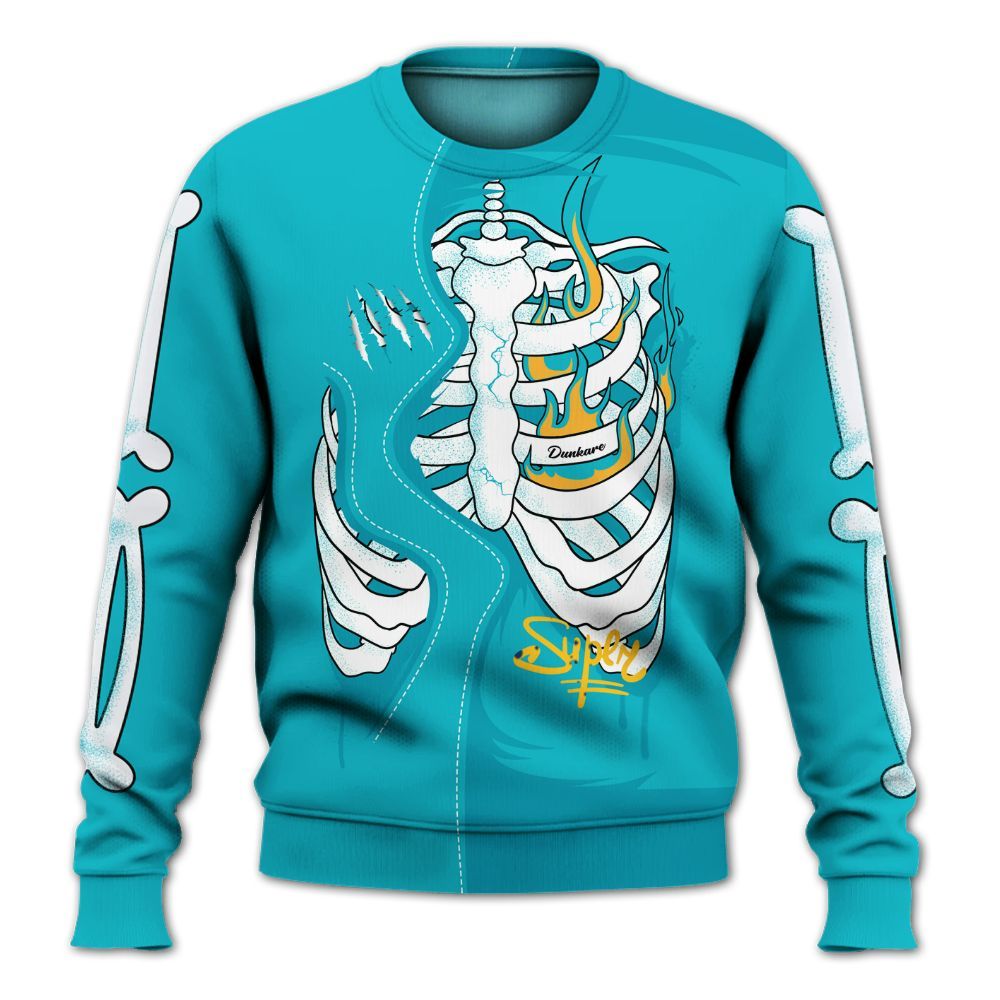 Sweatshirt To Match Retro Aqua 5s - It's The Kick For Me All Over Print
