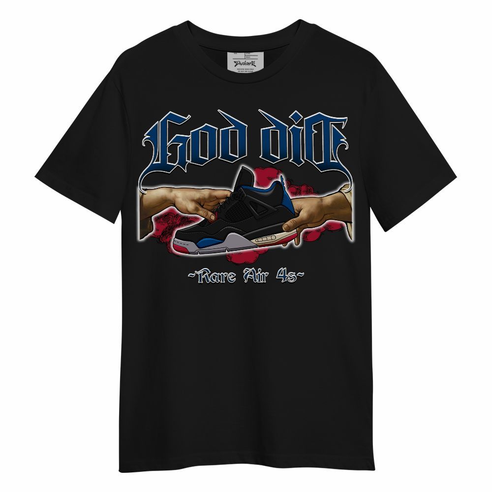 Shirt To Match Rare Air 4s - God Did Sneaker Graphic