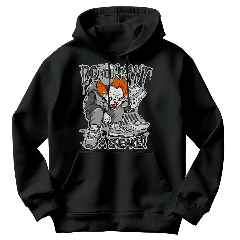 Sweatshirt To Match Paris Olympics 4s - Clown Scary Sneakers Halloween Graphic Graphic
