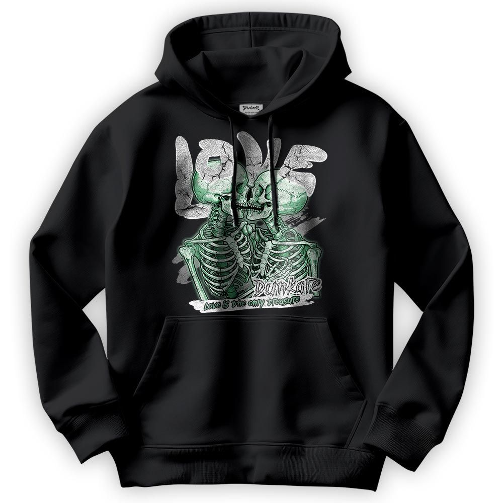 Sweatshirt To Match Black Green Glow 3s Hoodie - Skull Love Hoodie Unisex