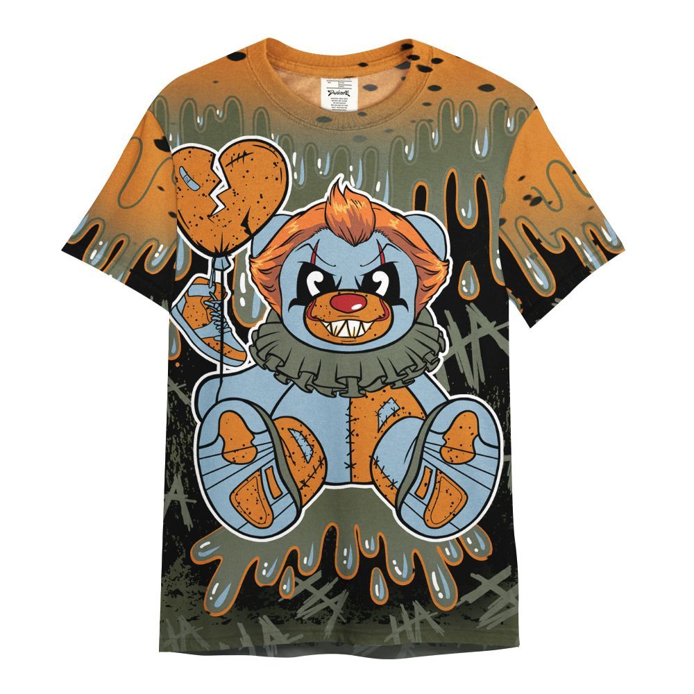 Shirt To Match Olive 5s - Shoe Game Bear Drip All Over Print
