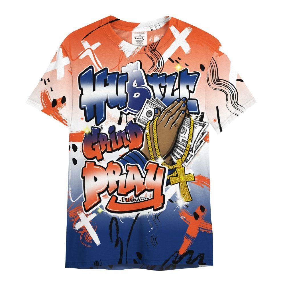 Shirt To Match Suede GS League - Money Hustle Grind Pray All Over Print
