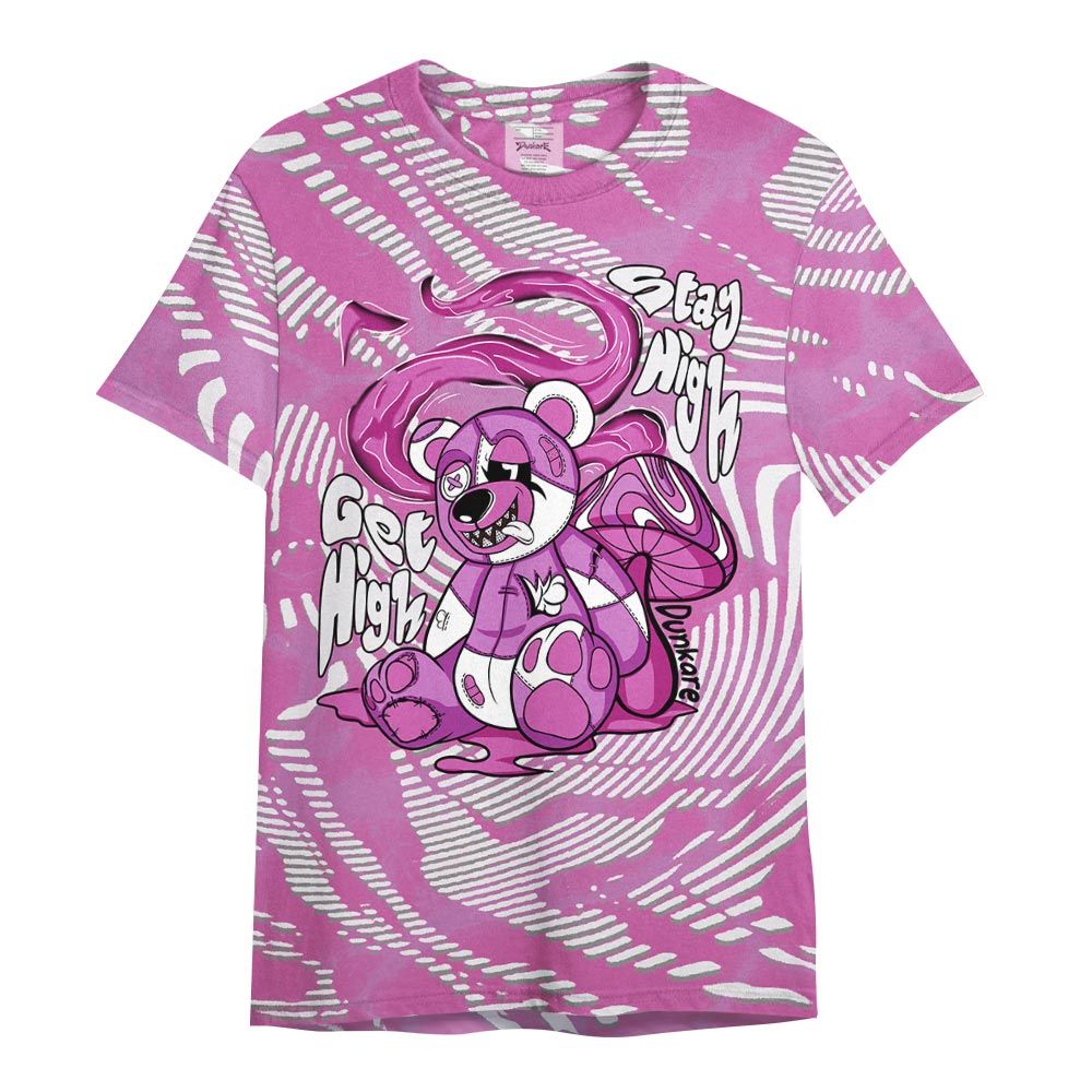 Shirt To Match Hyper Violet 4s - Get High Bear Fume Shirt Unisex