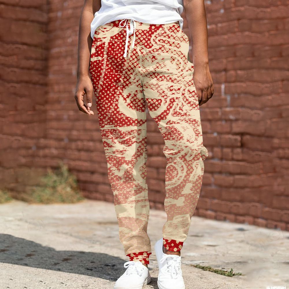 Sweatpant To Match Dunk Low Strawberry Waffle - Avant Garde Graphic All Over Print