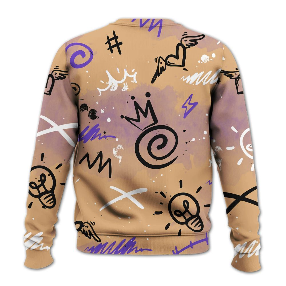 Sweatshirt To Match SE Afrobeats 7s - Drip Been Di2ferent All Over Print