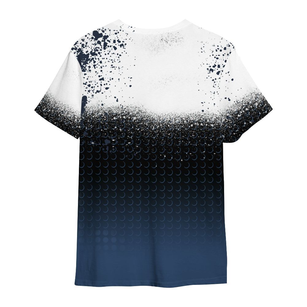 Shirt To Match Midnight Navy 4s - Halftone Time Is Money All Over Print