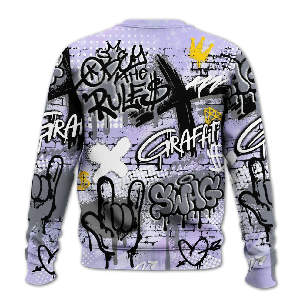 Sweatshirt To Match Zen Master 4s - True It Real Graffiti Streetwear All Over Print