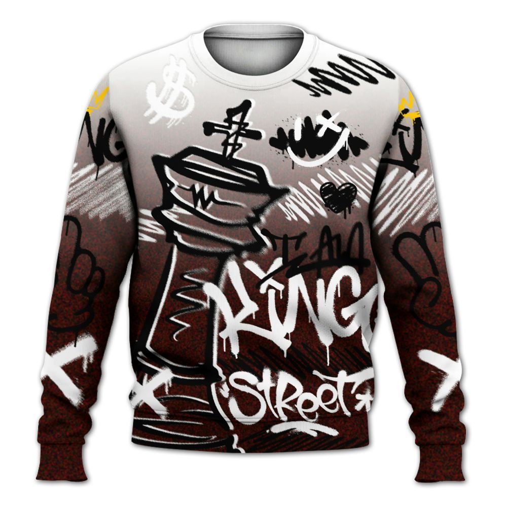 Sweatshirt To Match Air Force 1 Low Halloween Skull 2024 - Street King Chess Streetwear All Over Print