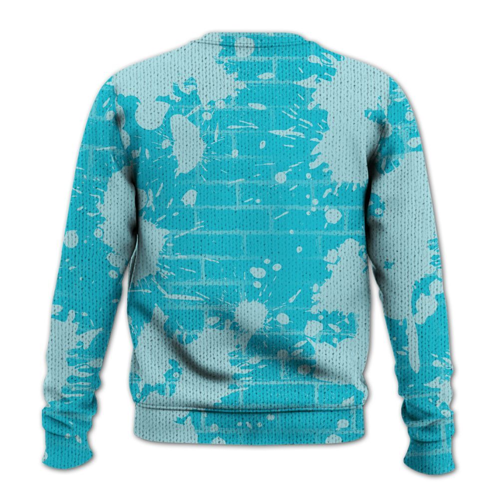 Knitted Sweater To Match Dunk Low KD 17 N7 - Seeya Skeleton Brick