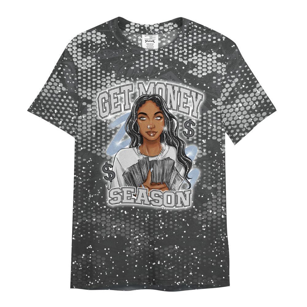 Shirt To Match Reverse Black White 6s - Get Moneys Season Banknote All Over Print