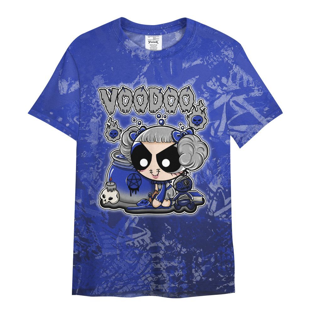 Shirt To Match Air Max Plus Black Racer Blue - Voodooz Heart Grunge All Over Print