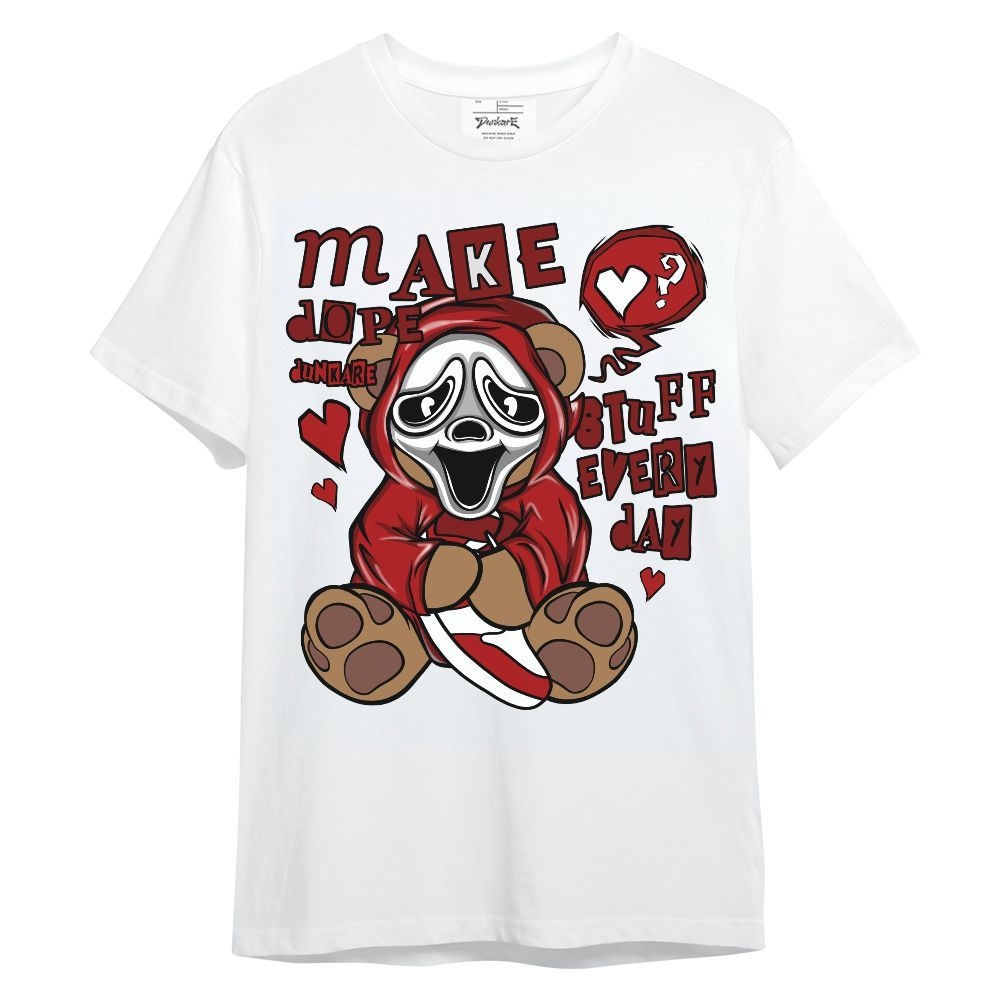Shirt To Match Red Taxi 12s - Make Dopes Bear Unisex Shirt