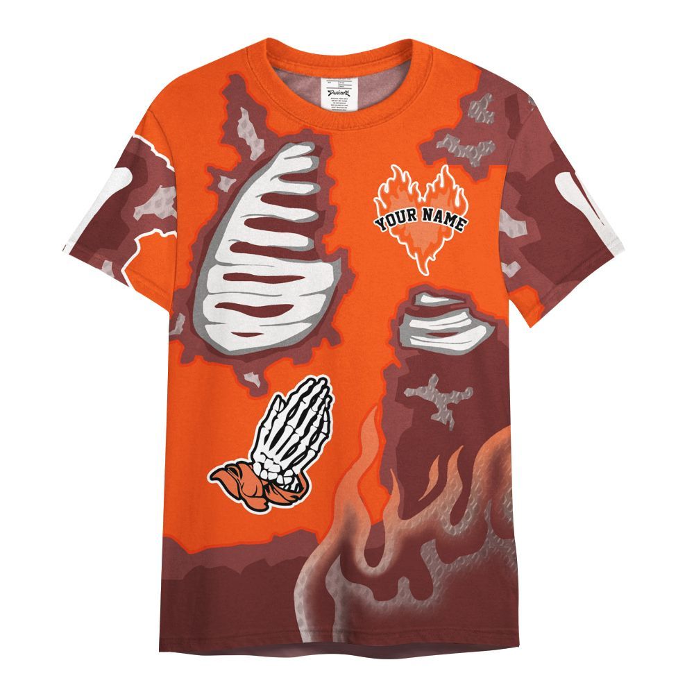 Shirt To Match Kobe 6 Protro Total Orange - Dislike Us Graphic Burning Custom Name All Over Print