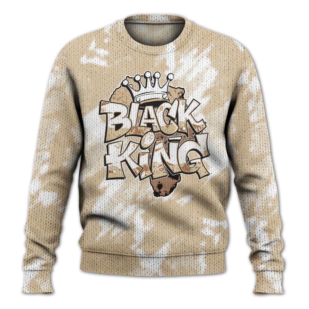 Knitted Sweater To Match Desert Camo 3s - B-King Shirt Unisex Oufit