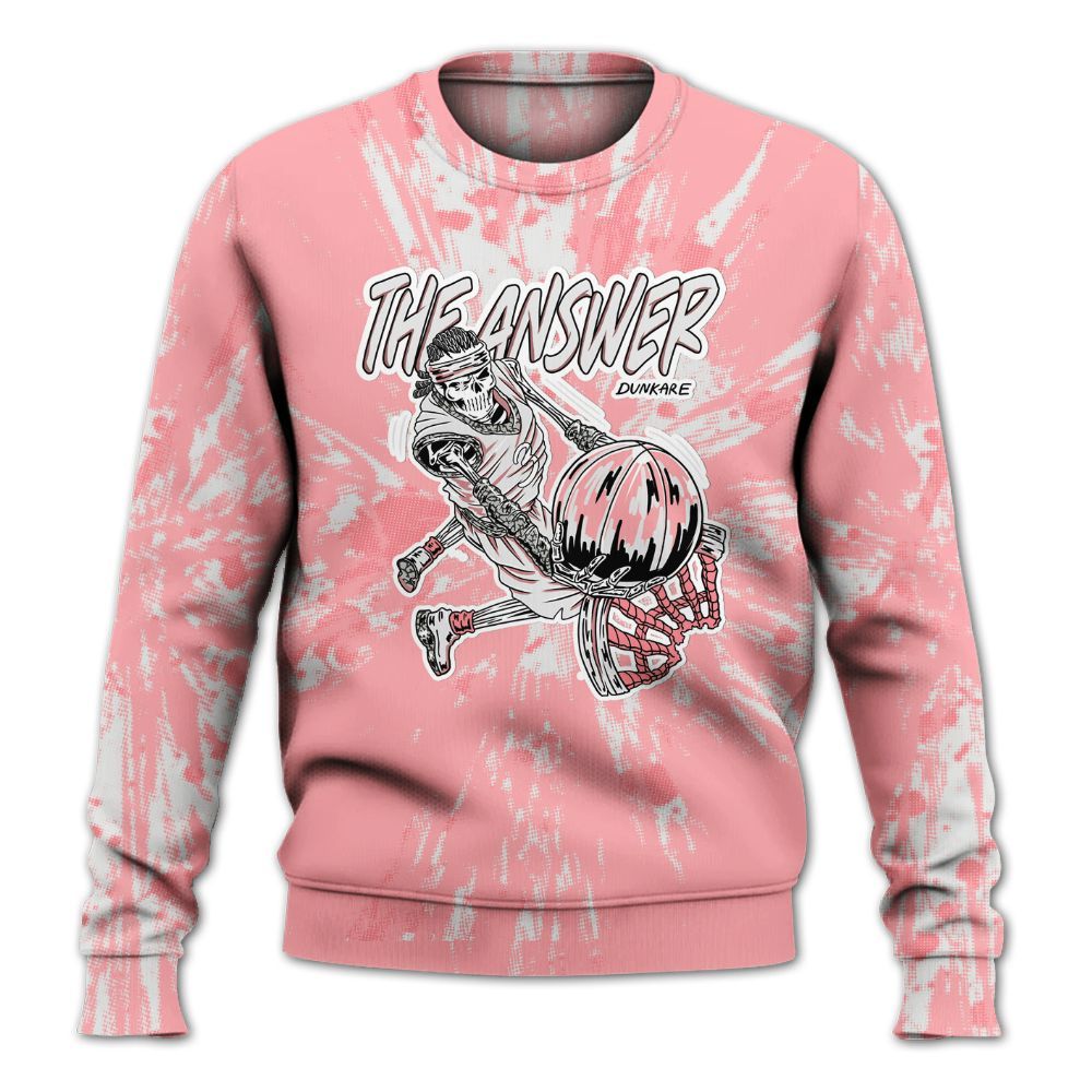 Sweatshirt To Match Retro Wings 3s - The Answer Skeleton Luxury All Over Print