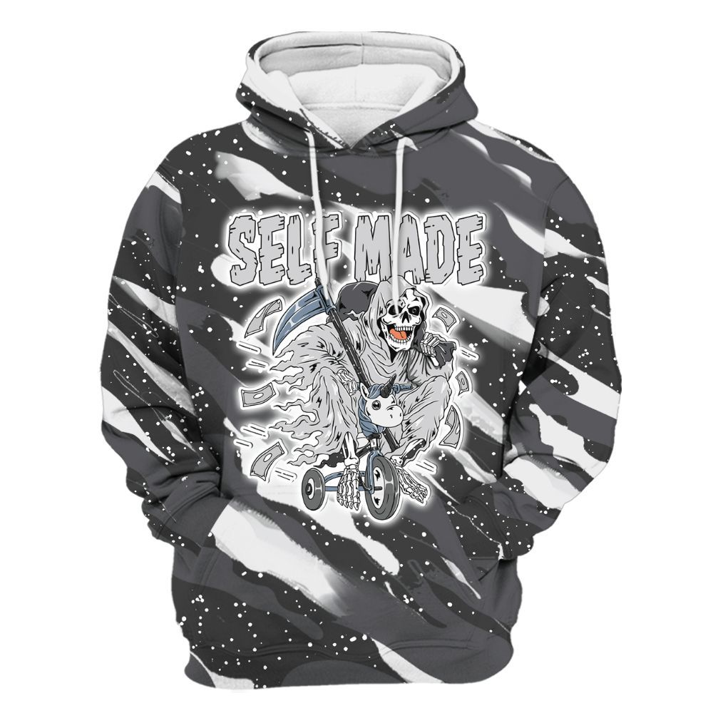 Hoodie To Match Reverse Oreo 6s - Self Make Skeleton Colored All Over Print