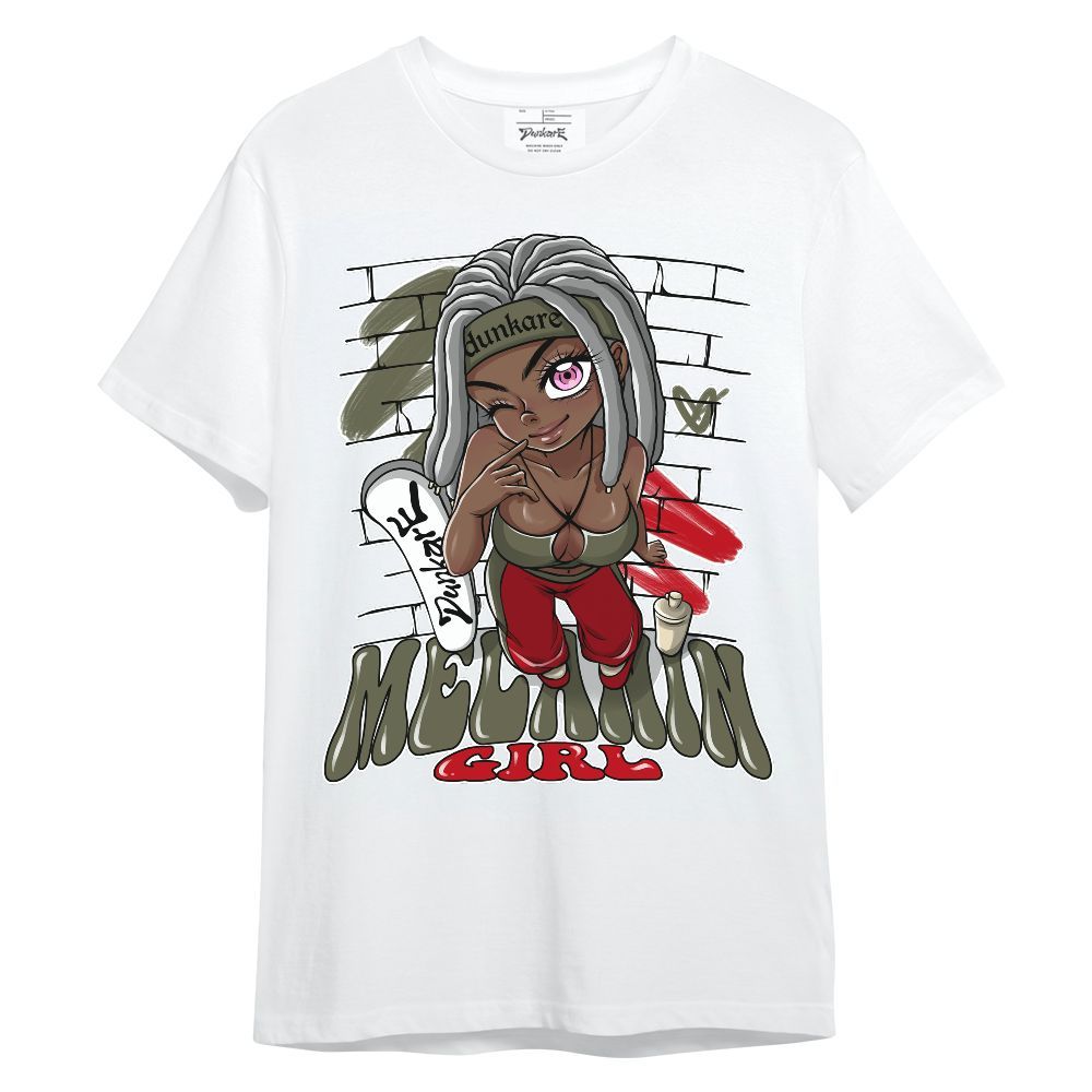 Shirt To Match Travis Scott Low OG Medium Olive 1s - MelaninGirl Unique Unisex Shirt
