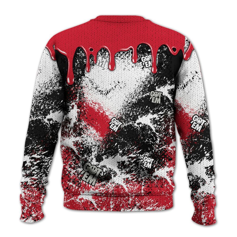 Sweater To Match Flight Club 4s - Dripping 23 Drip Graphic