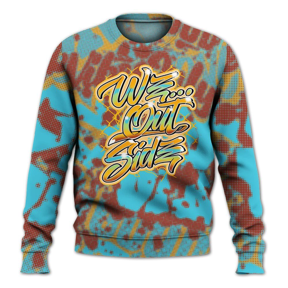 Sweatshirt To Match SB Dunk Di'Orr Greenwood - We OutSider Graphic Street All Over Print
