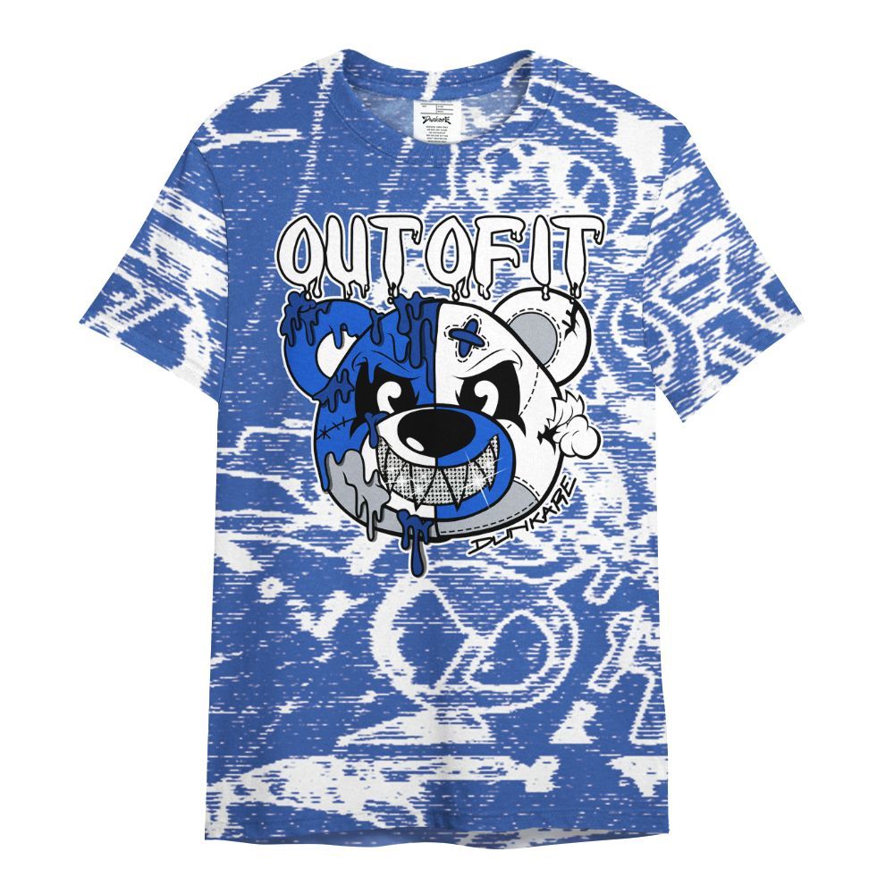 Shirt To Match Air Foamposite One Royal - Out Of It Bear Avant-Garde All Over Print