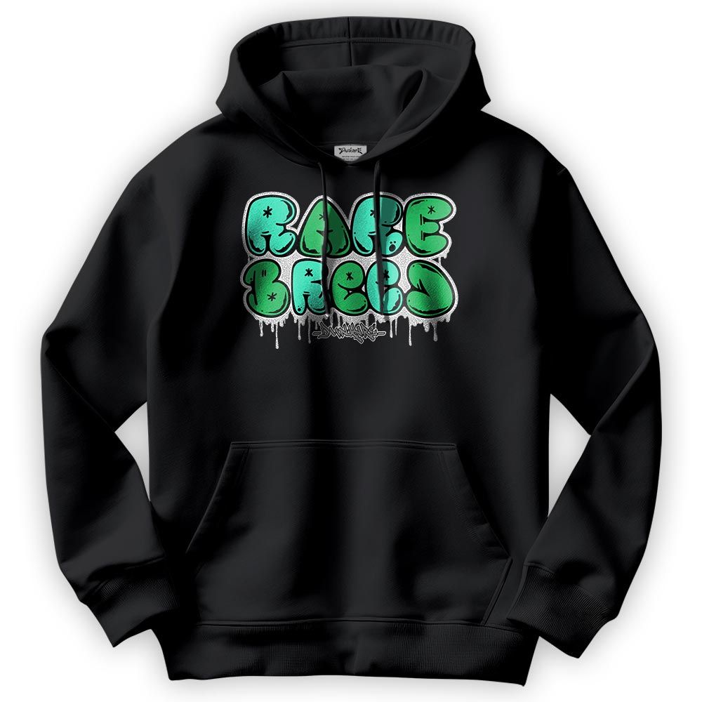 Sweatshirt To Match Black Green Glow 3s Hoodie - Especial Breeds Graffiti Hoodie Unisex