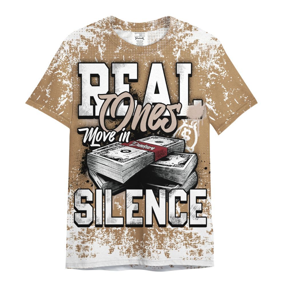 Shirt To Match Kobe 4 Gold Medal - Move In Silence Money Street Retro All Over Print