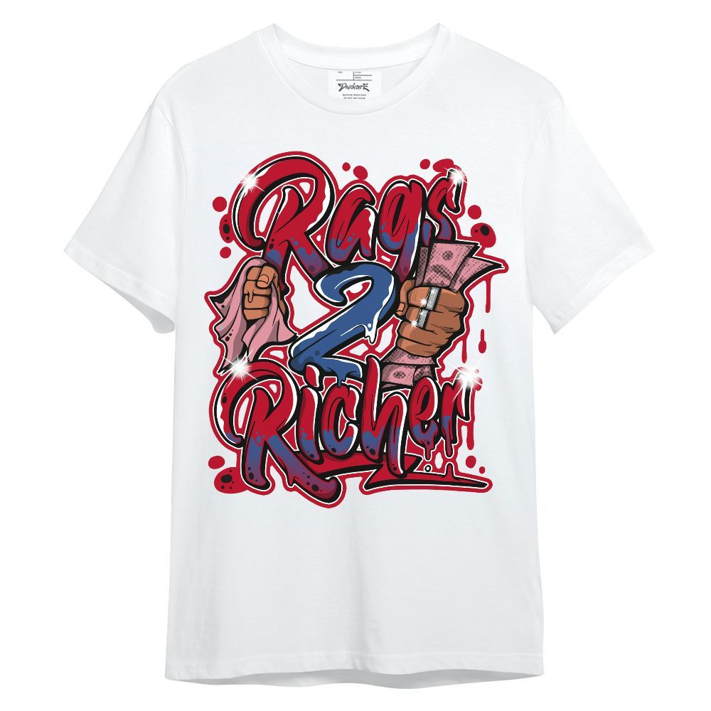 Shirt To Match Air Griffey Max Black Red Navy Blue 1s - Rag 2 Rish Graphic Unisex Shirt
