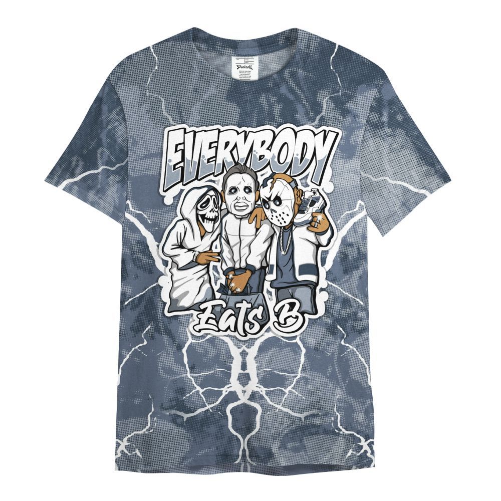 Shirt To Match Low Diffused Blue 11s - Everybody Eatin B Graphic Halloween All Over Print