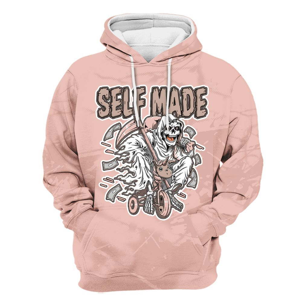 Hoodie To Match Dunk Low Pink Velvet - Self Make Skeleton Profound All Over Print