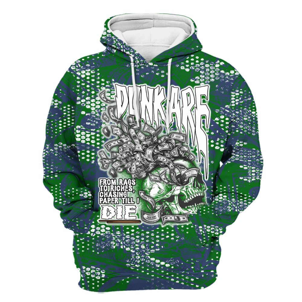 Hoodie To Match Midnight Navy 13s - From Rags To Riches All Over Print