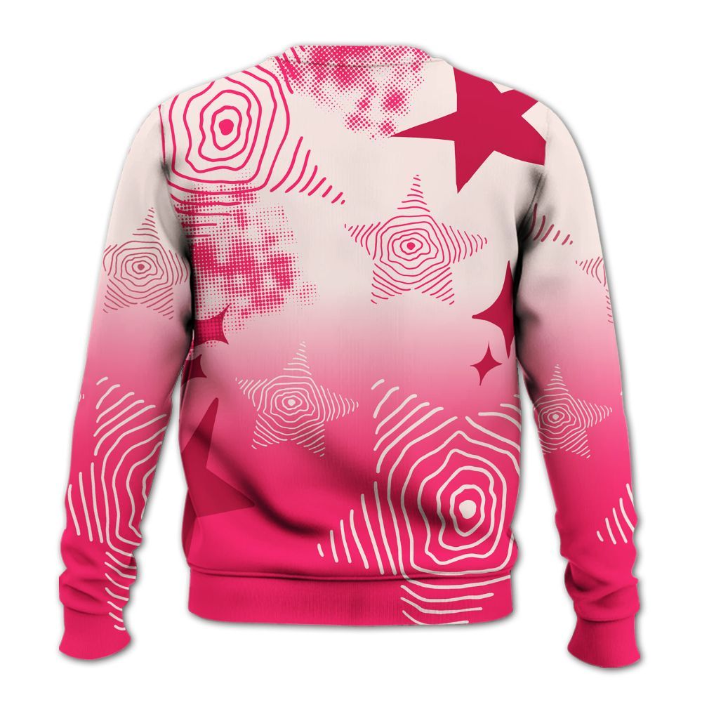 Sweatshirt To Match A'One Pink Aura - Sneakerz Girlz Unique Starz All Over Print