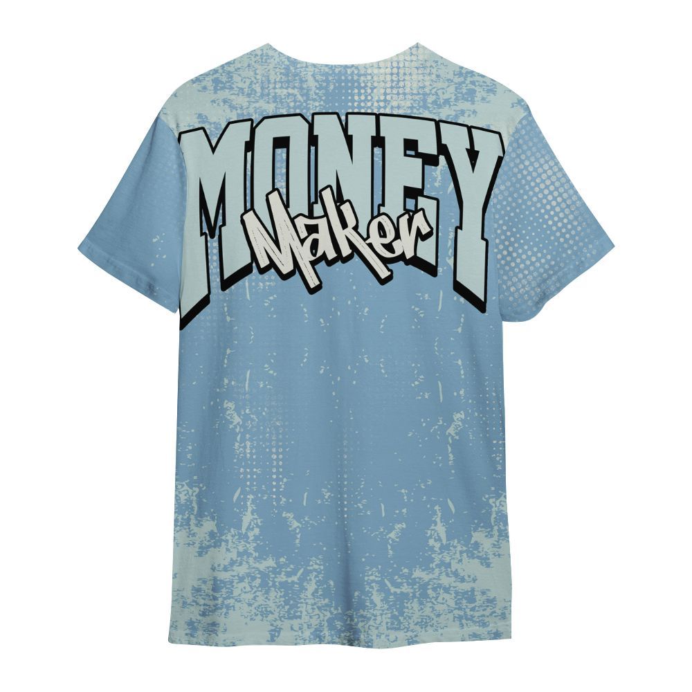 Shirt To Match Denim Worn Blue 2025 4s - Move In Silence Money Street Retro All Over Print