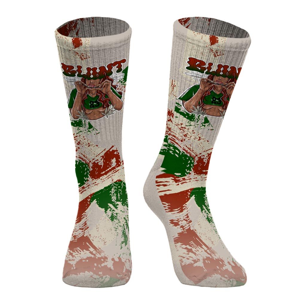 Sock To Match El Grito 5s - Bluntz Unique Circle Splash