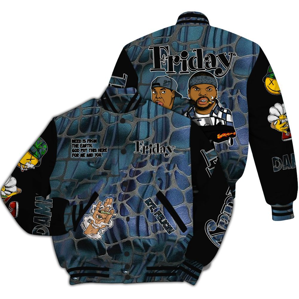 Varsity Jacket To Match Air Foamposite Kazuya Mishima - Friday Sneaker Stress Style All Over Print